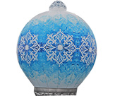 Елочный шар (голубой) высотой 2,5 м