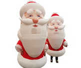 Надувной костюм Дед Мороз высотой 2,5 м