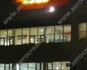 Надувная фигура "Диван" с внешней подсветкой для установки на крыше здания. Монтаж на металлической раме. Размеры изделия: 9,0 х 3,0м. 