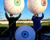 Воздушные шары "Глазное яблоко", диаметром 1,2м. Для оформления циркового шоу