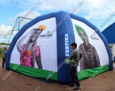 Надувной шатер Четырехопорный "Фертика" с габаритными размерами 6,0х6,0х4,0м для участия в выставке