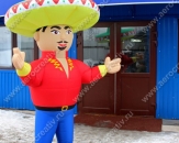 Надувной костюм "Мексиканец" для рекламы ресторанов, кафе и т.д. Высота 3,0м