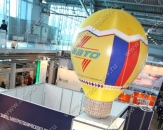 Надувные шар "Капля "ЗЭТО", высотой 3,0м, для установки на крыше выставочного стенда