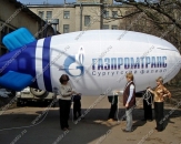 Надувная конструкция - пневмостенд "Дирижабль "Газпром"