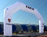 Надувные старто-финишные ворота "TREK", с габаритной шириной 14,5м