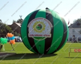 Надувной воздушный шар "Арбуз", диаметром 5,0м, для оформления фестиваля