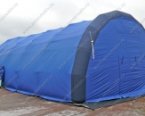Надувная пневмокаркасная палатка типа "Ангар", габаритные размеры 13,4х8,0х4,5м