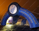 Надувная арка специального дизайна "Ника" для Комитета по спорту с максимальным габаритным размером 15,0м
