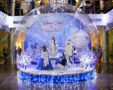 Прозрачная полусфера "Snow Globe" даиемтром 3,0 м для фотографирования людей (теги: прозрачная полусфера, шар со снегом, снежный шар, новогоднее оформление, новогоднее чудо, чудо-шар)