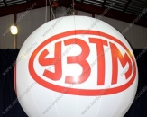 Надувной подвесной шар "УЗТМ", диаметром 2,5м, с внутренней подсветкой