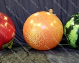 Надувные мячи "Фрукты: яблоко, апельсин, арбуз", диаметром 1,5м (теги: фрукт, мандарин)
