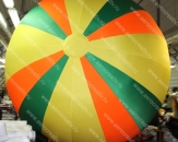 Надувной большой шар "Полосатый мяч", диаметром 2,5м