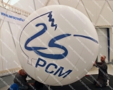 Надувные большие мячи для игры со зрителями, диаметром 3,0м, для оформления международного фестиваля "Российская студенческая весна 2015" во Владивостоке