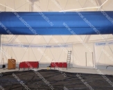 Надувная арка длиной 15,0м с креплениями для съемных баннеров