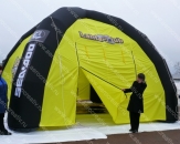Мобильный четырехопорный шатер "Lahta Club". Габаритный размер 6,0х6,0х4,0 м