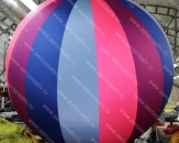 Надувной большой шар "Полосатый мяч", диаметром 2,0м (теги: шары, шар, шарик, шарики, мяч, мячи)