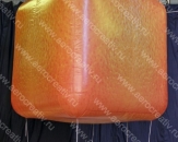 Подвесная надувная фигура "Квадратный апельсин", размером 2,0м (теги: квадратный апельсин, мандарин, цитрус, лимон, квадрат, куб, кубик)