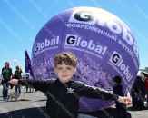Надувной большой шар для игры со зрителями "Global", диаметром 3,0м (теги: шары, шар, шарик, шарики, мяч, мячи)