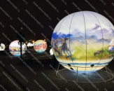 Надувные шары,диаметром 1.2м, 2.5м, 3.0м, оснащены внутренней подсветкой (теги: шары с подсветкой, светящиеся шары, проецирование на шарах, шары с проекцией)