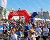 Оформление надувными фигурами Международного марафона "ERGO - Белые Ночи". Стартовая зона