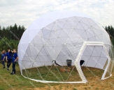 Каркасный шатер диаметром 6.9м с прозрачными элементами для глэмпинга. Процесс сборки (теги: прозрачная палатка, прозрачный дом, прозрачная сфера, прозрачная полусфера, палатка-шар, палатка пузырь, надувная прозрачная палатка, палатка для кемпинга шатер кемпинг, глэмпинг, надувной баббл, надувной bubble, палатка bubble, шатры для отдыха, геокупол, v dome, палатка dome, шатер dome, каркасный шатер, купольный шатер, глэмпинг, шатер кемпинг, палатка для кемпинга)