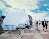 Каркасный шатер "V-Dome" диаметром 6,9 м для Radio Record Russia на VK Fest