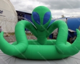 Надувная фигура "Элиен" для перформанса Андрея Бартенева на фестивале "Burning Man"