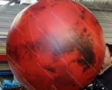 Надувной мяч "Марс" (теги: шары, шар, шарик, шарики, надувные планеты)