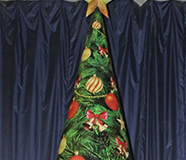 Новогодняя надувная фигура "Елка конусная" высотой 4,0 м