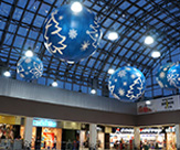 Надувные подвесные Ёлочные шары для новогоднего украшения торгового центра