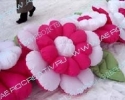 Пневмогирлянды - розовые цветы