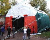 Пневмокаркасная надувная палатка (ангар) 10,0 х 15,0 м.