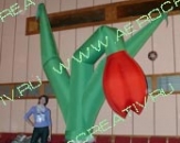 Надувная декорация "Танцующий тюльпан", высота 6,0м. Изготовлен по специальному заказу.