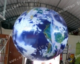 Надувной подвесной шар "Глобус". Диаметр 2,0м
