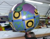 Надувной мяч специального дизайна "Крестики-нолики"